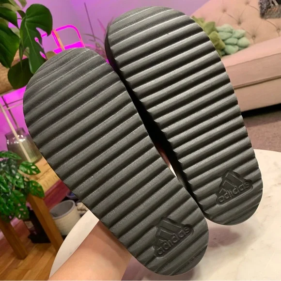 adidas Black Slide Sandals - Picture 10 of 10